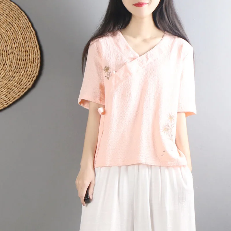 chinese style women hanfu top chinese chinese shirt traditional women chinese style shirt tang suit chinese blouse tops - Цвет: color2