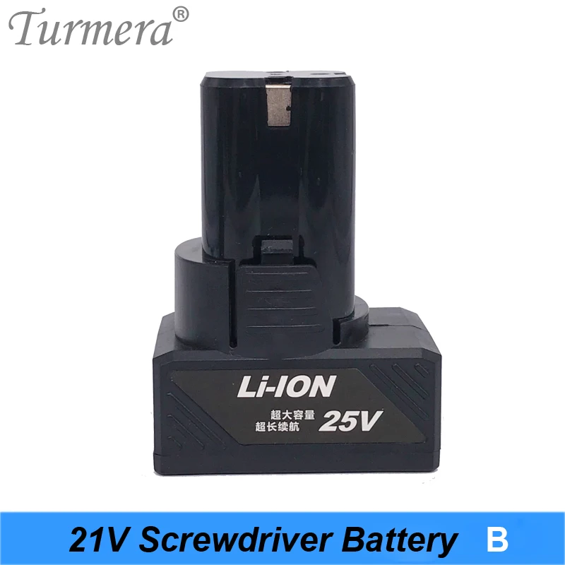 Turmera 25V 25.2V 6S 18650 pack battery mini lithium battery electric drill Cordless screwdriver battery shura shurik battery b 01