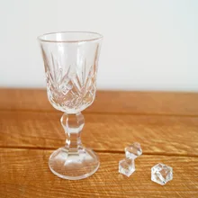 BJD DOLL Glass Goblet Wine Prop With Ice Cube For 1/3 24 Tall BJD doll SD17 SD DK DZ AOD DD Doll Photograph free shipping 1 3 bjd clothes bjd lace underwear sets bra doll clothes dod as dz sd doll accessories