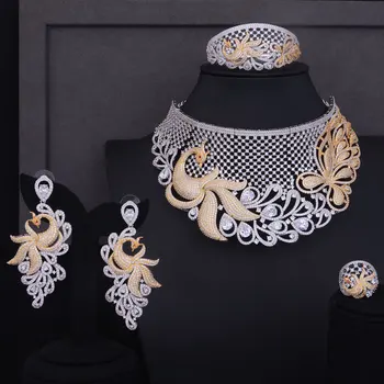 

GODKI 89mm Luxury Women Africa Wedding Naija Bride Cubic Zirconia Choker Necklace Dubai Jewelry Set Jewelry Addiction