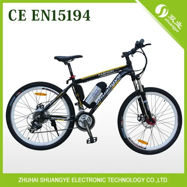 New design 36v 26'' mountain e-bike with 21 speed for North America