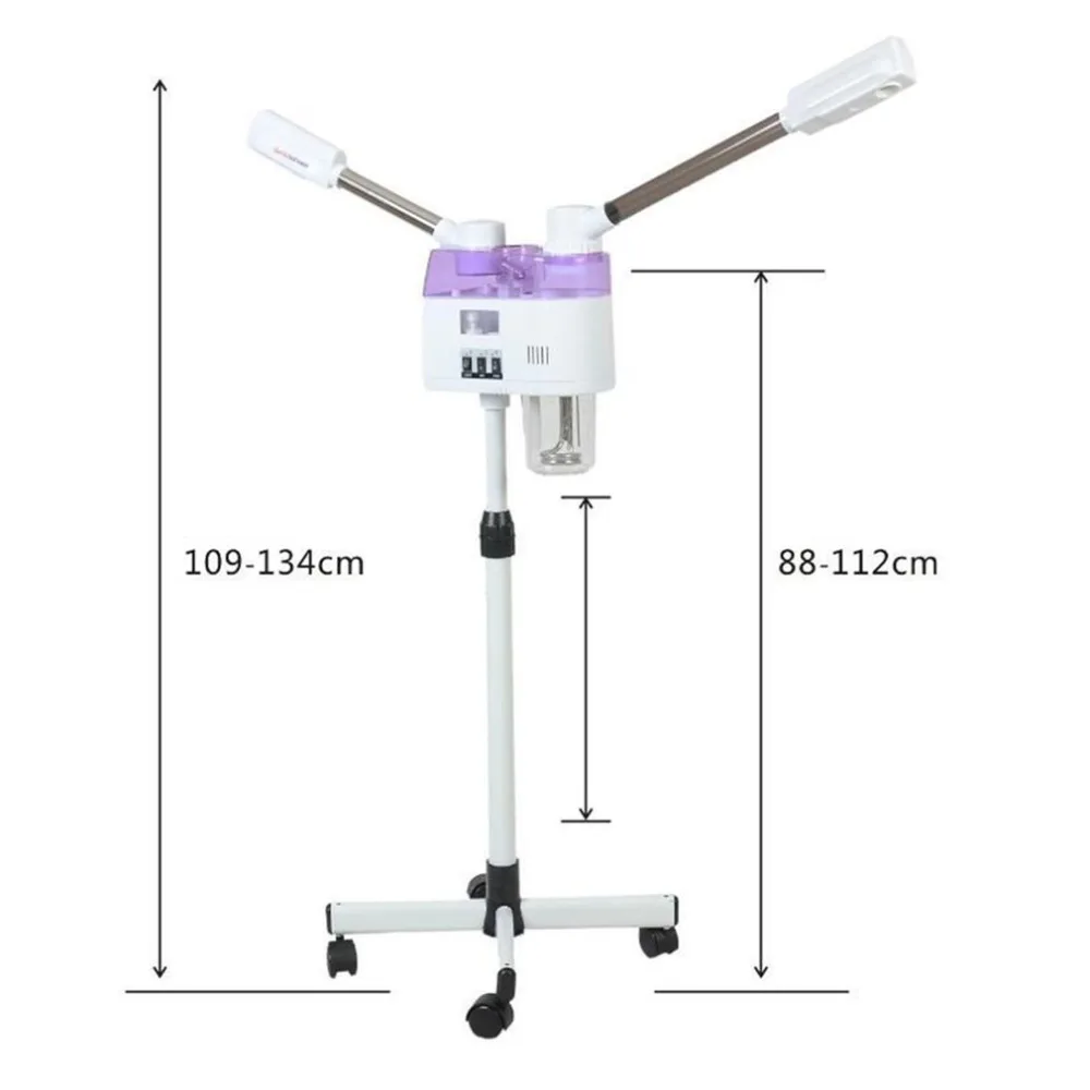 

Hot And Cold Dual Use Double Head UV Sterilization Facial Steamer Humidifier Moisturizing Skin Care Beauty Equipment Selling