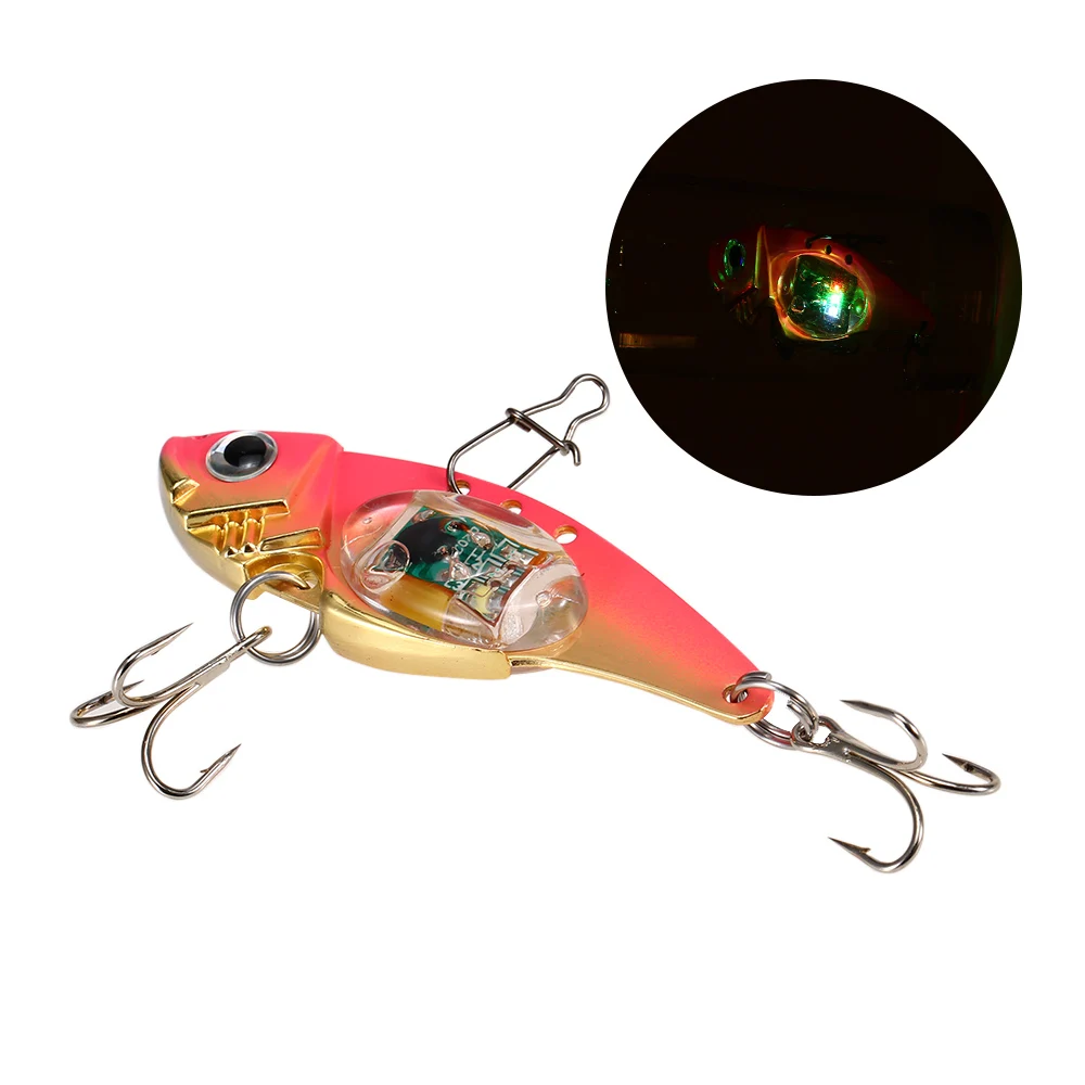 Buy 32g LED Fishing Lure Automatically Flashing Metal