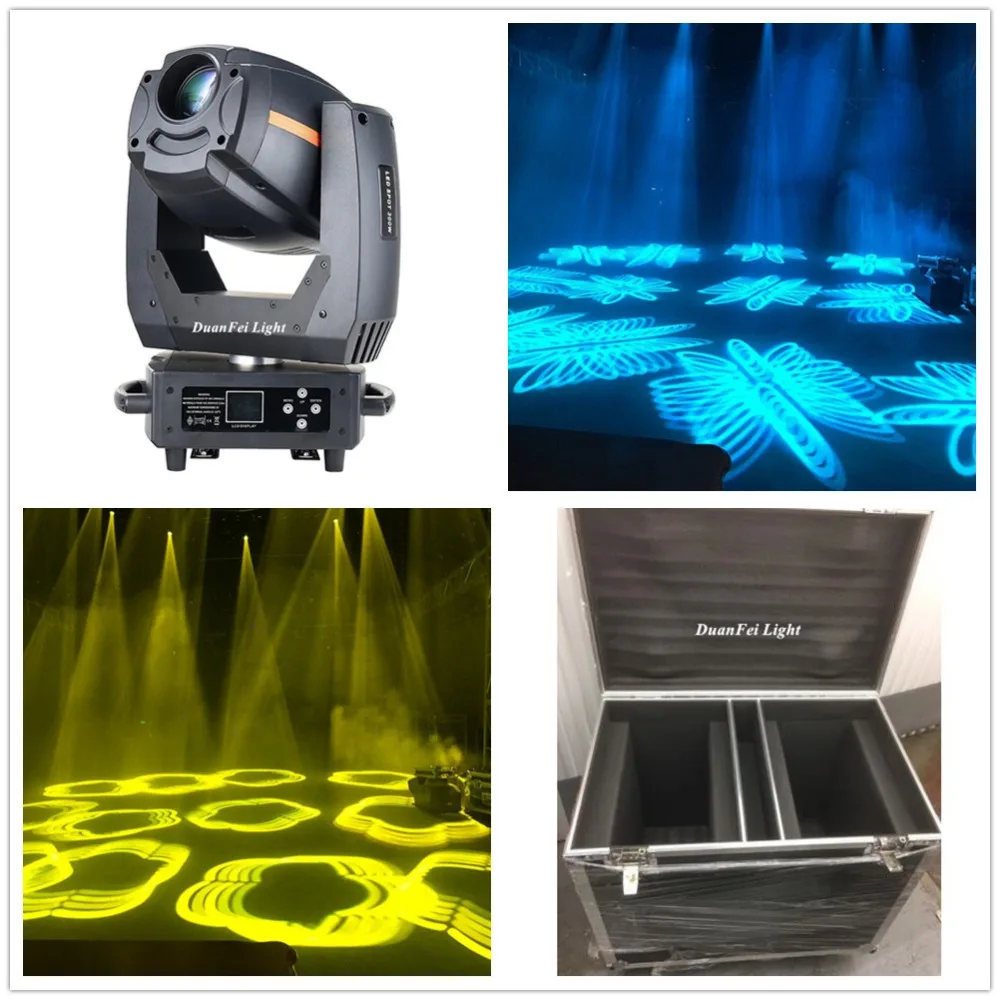 (6 шт./лот) flycase упаковка кейс для полетов пакет 300 Вт точечная светодиодная