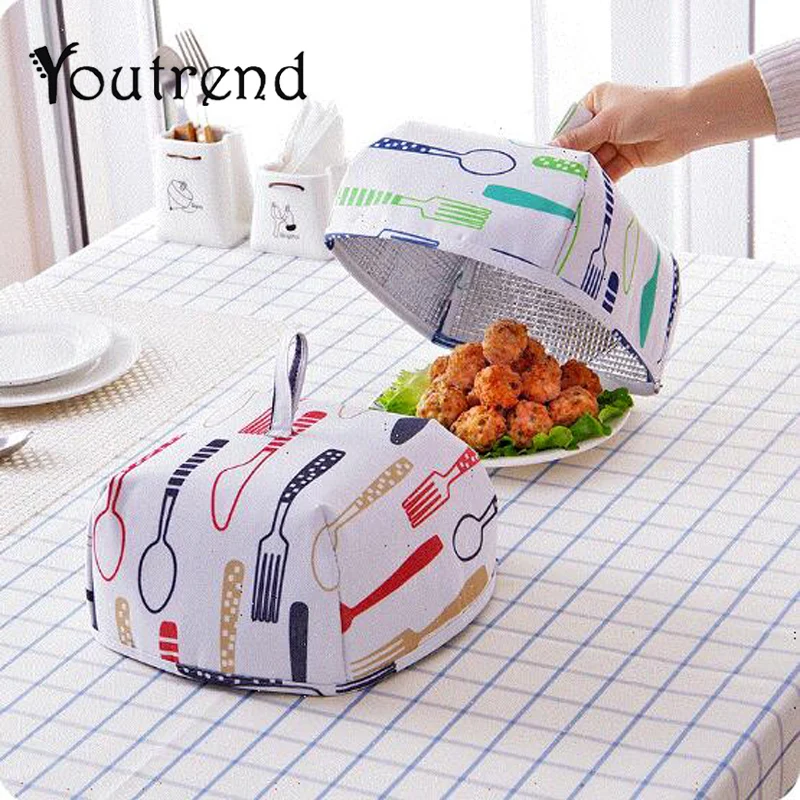 Foldable Food Covers Keep Warm Hot Aluminum Foil Cover Dishes Heat Preservation Insulation