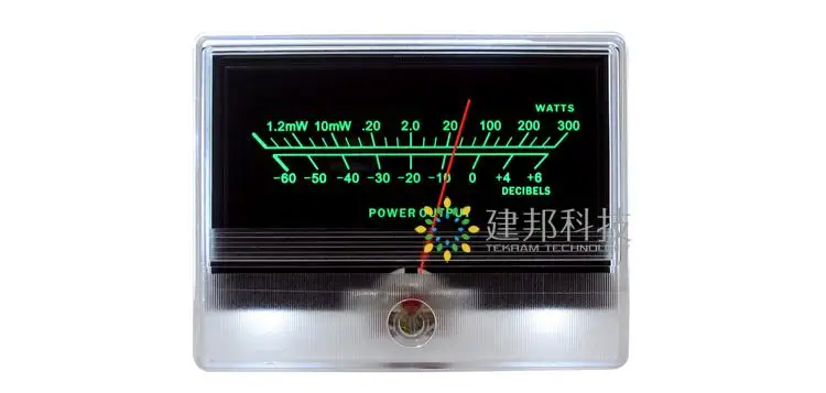 Высокоточный ламповый предусилитель усилитель мощности VU Meter передний-конец DB level Header с подсветкой