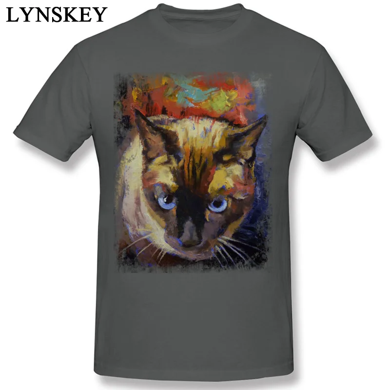 Design Summer/Fall SEAL POINT SIAMESE Tops Tees Discount Round Neck Short Sleeve 100% Cotton Student T Shirts Printed On Tee-Shirts carbon