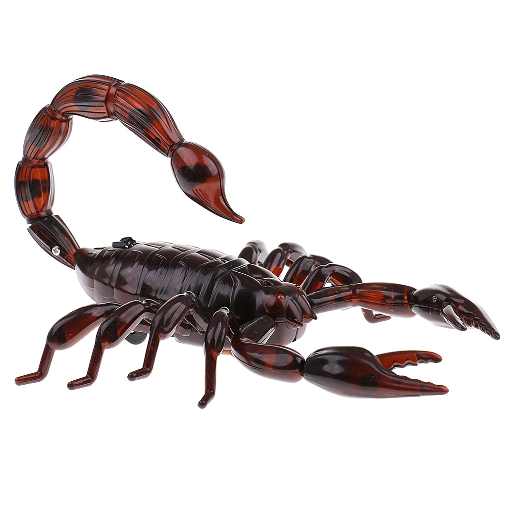Trick Electronic Pet RC Simulation Scorpion Robotic Insect Prank Toy Beetle Remote Control Infrared Smart Animal Model Kids Gift