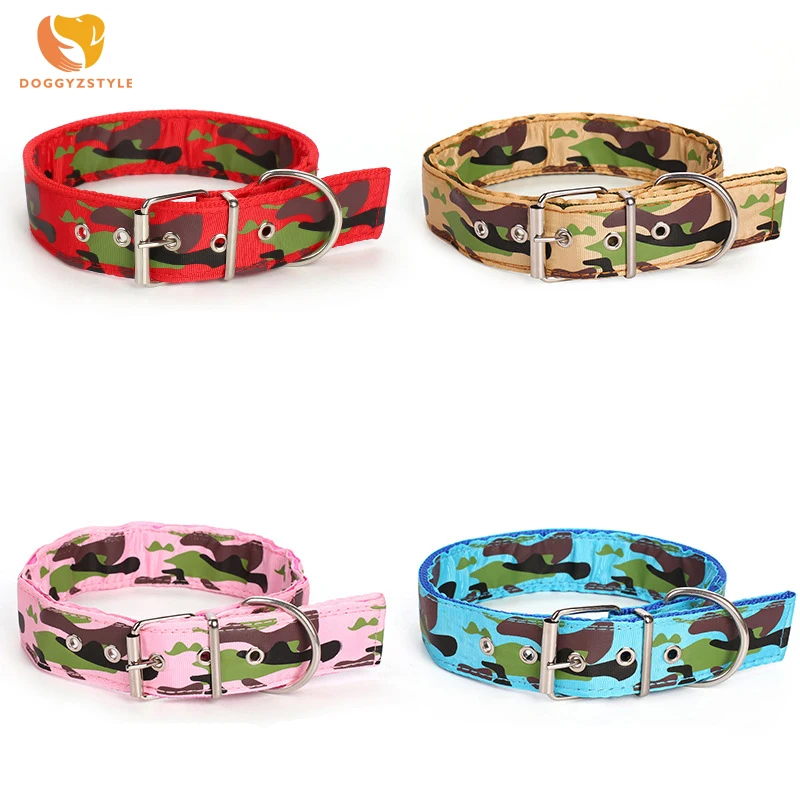 

Dog Collar Camouflage Pet Collars For Small Medium Dogs Nylon Cat Necklace Puppy Neck Strap Pet Accessories DOGGYZSTYLE
