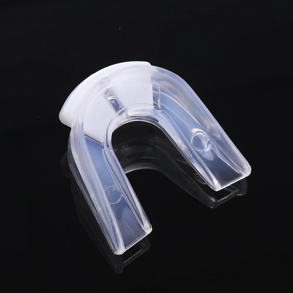 Прозрачный Спортивный Защита для рта, мягкий силиконовый чехол для упражнений