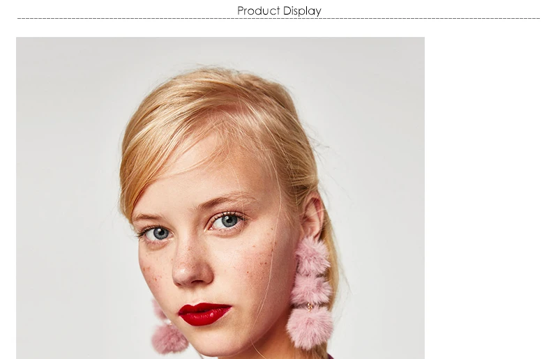 AYAYOO Long Fashion Drop Earrings For Women Jewelry 2018 Handmade ZA Tassel Fringe Earrings Red Bohemian Pom Pom Earring Brincos (1)