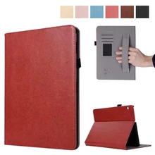 Premium PU Leather Case All-Powerful Protective Stand Cover for Huawei MediaPad T3 10.0 Inch Tablet with Hand Strap