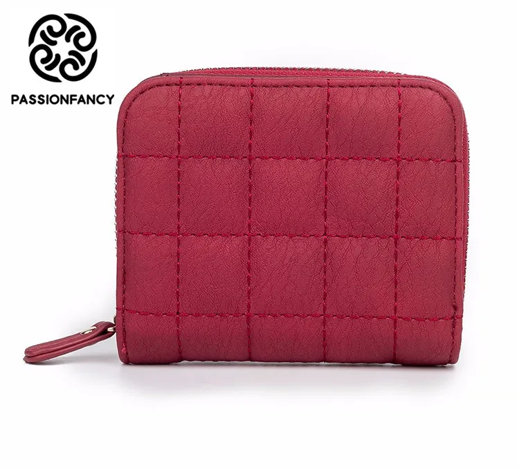 

2017 High Capacity Fashion Women Wallets Short Dull Polish PU Leather Wallet Female Zipper Clutch Coin Purse Ladies Gift