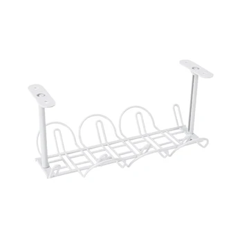 

Under Desk Cable Management Tray Organizer for Wire Cord Power Charger Plugs 669