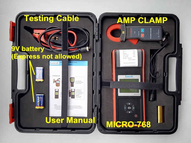 Купить lancol 12 в автомобиля-детектор батареи нагрузки тестер с ...
