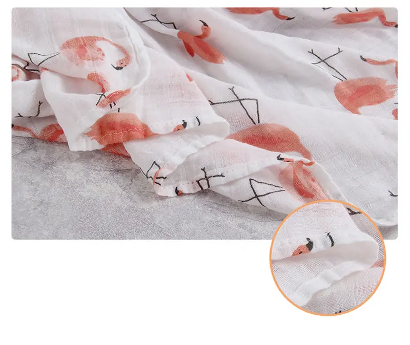 Детские Органические пеленать 100% ‑й хлопковый муслин детское одеяло подгузники конверт для разряда новорожденных обёрточная Бумага