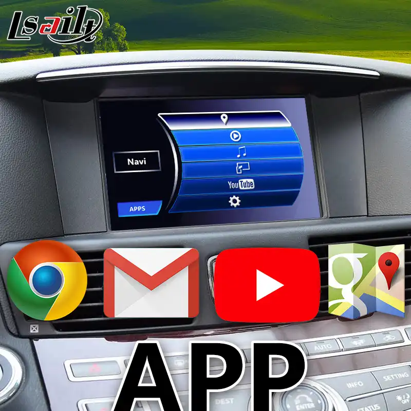 Android 7 1 Auto Audio Video Interface Fur Infiniti Q70 2014