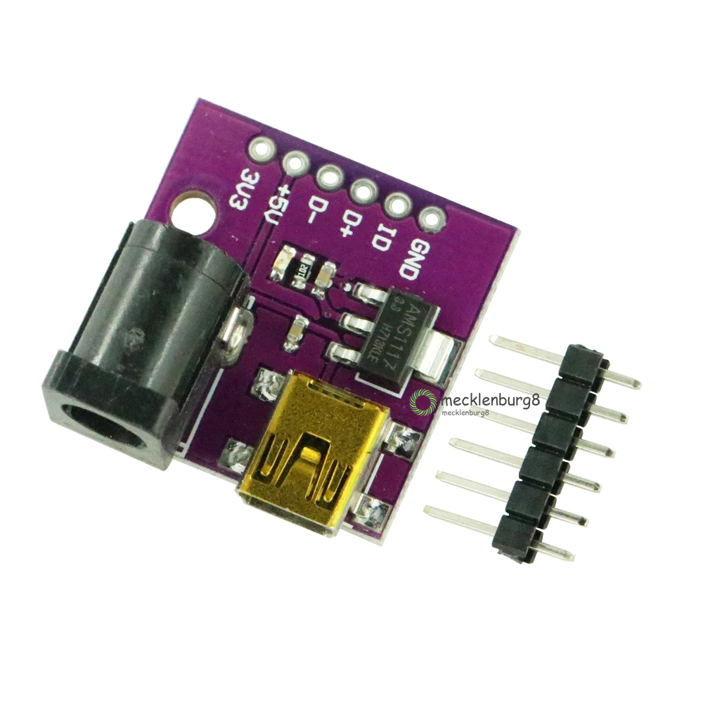 

1 предмет. AMS1117-3.3V Mini USB 5V/3,3 VDC идеальный модуль питания