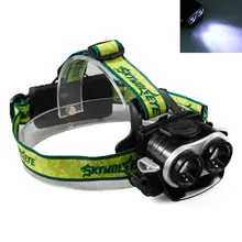 SKYWOLFEYE F522 LED 2X XM-L T6 1000lm Double Head Headlamp USB Rechargeable Zoomable Headlight for Outdoor