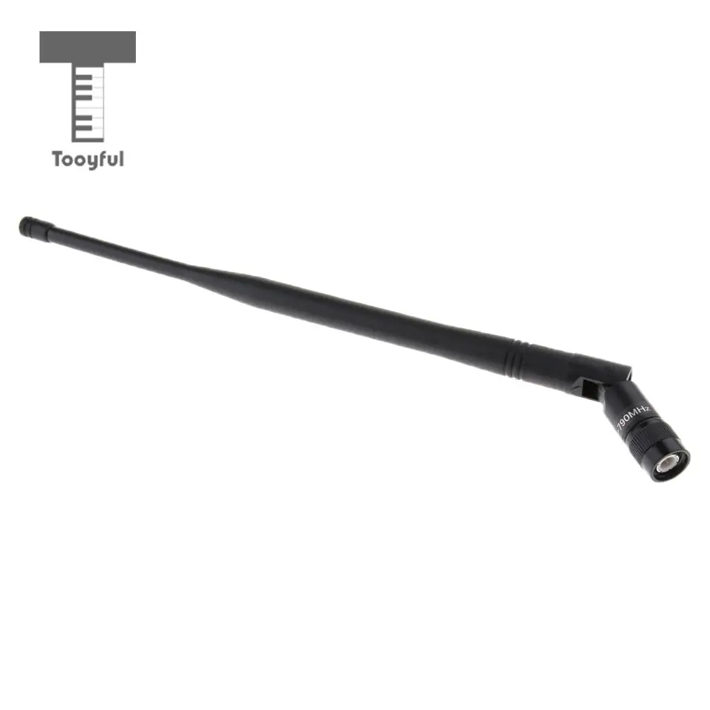 Tooyful UHF Wireless Microphone Mic Gain Antenna Signal Line Black - TNC/BNC