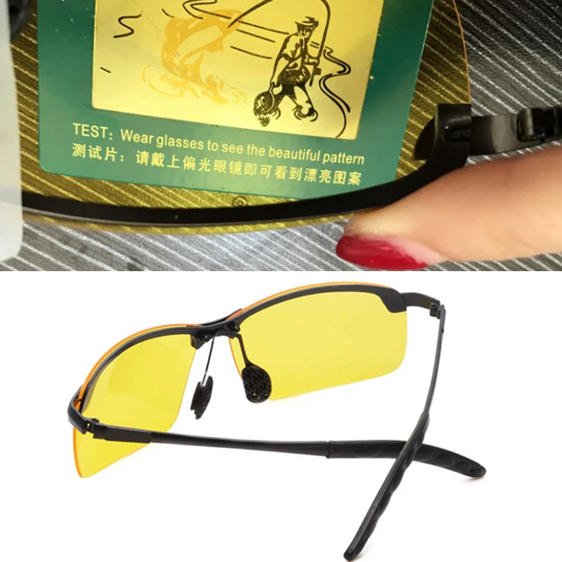 2019 New Arrival Men Glasses Car Drivers Night Vision Goggles Polarizer Sun glasses Polarized Driving Sunglasses for Women