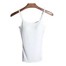 Стиль модал рубашка на лямках с бюстгальтером женский сексуальный жилет ночная рубашка Летняя ночная рубашка Camis o-образным вырезом ночная рубашка повседневная домашняя одежда