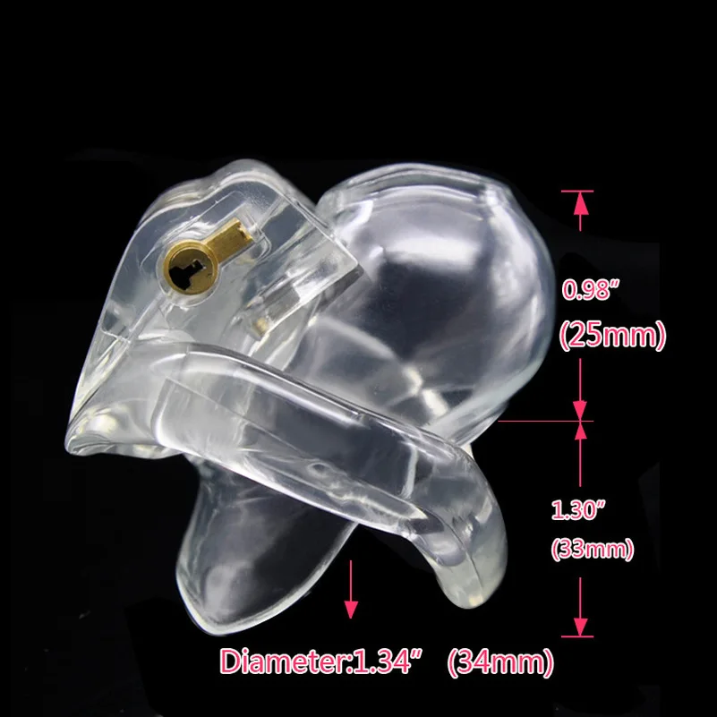 Мужской Пояс верности из смолы The Nub of HT V3 4 цвета мини клетка с кольцами на член