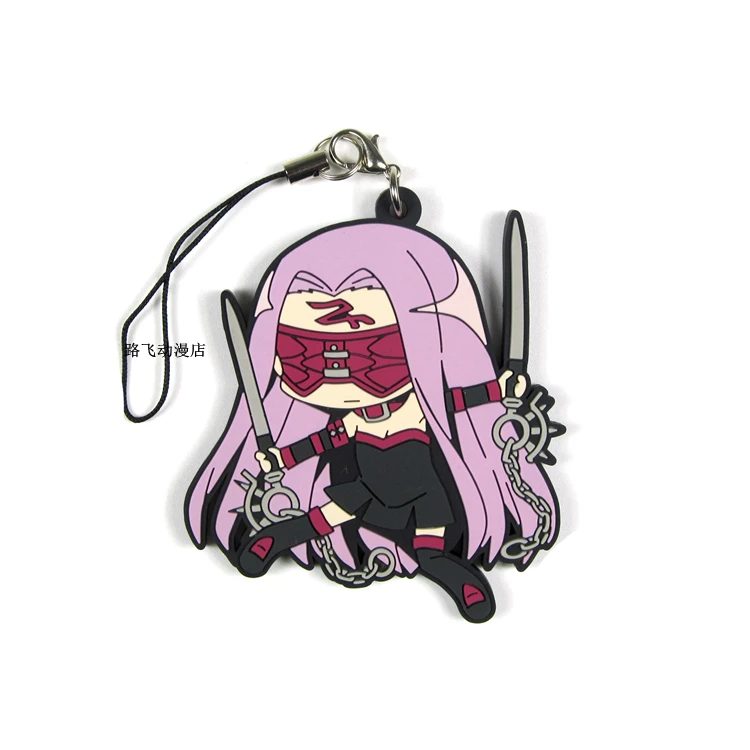 Fate/stay Night Rider Lancer фигурку аниме модель резиновые мобильный телефон школьная сумка