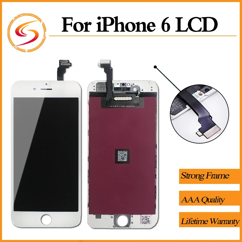 Prix pour 10 PCS/LOT Pour iPhone 6 LCD 100% Tout Neuf Avec Écran Tactile Digitizer Assemblée Affichage De Remplacement Livraison Gratuite Prix pour 10 PCS/LOT Pour iPhone 6 LCD 100% Tout Neuf Avec Écran Tactile Digitizer Assemblée Affichage De Remplacement Livraison Gratuite