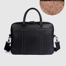 CARANFIER мужской портфель Деловые компактные сумочки из натуральной воловьей кожи качественные компьютерные сумки на молнии сумки через плечо