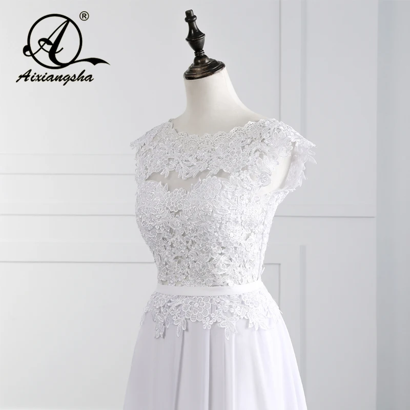 Лидер продаж 2018 года; свадебное платье на заказ; Vestido de Noiva Casamento; шифоновое кружевное платье с открытой спиной; Robe De Mariage