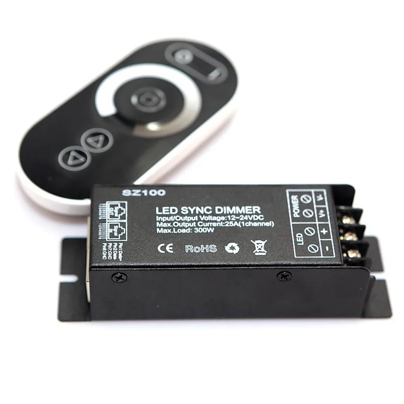 300W RF LED Touch Dimmer 25A 300W LED SYNC Dimmer SZ100 For LED Stirp