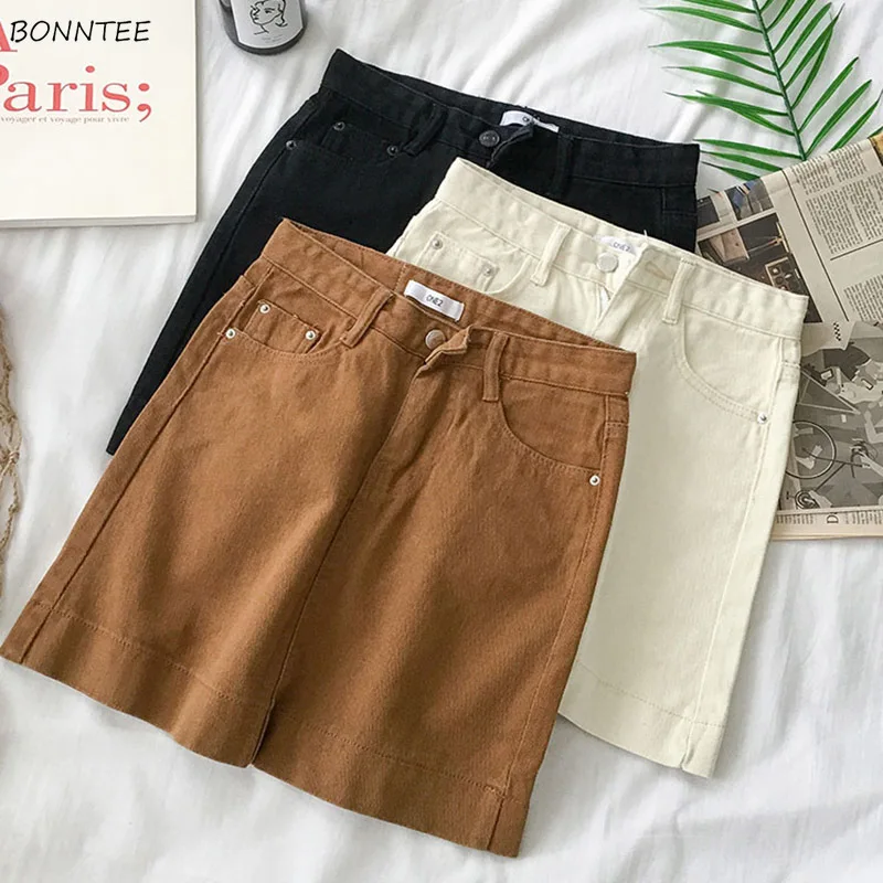 

Skirts Women Solid High Waist Korean Style Simple Pockets Womens Harajuku Soft Students Summer 2019 Chic Female Clothing Skirt