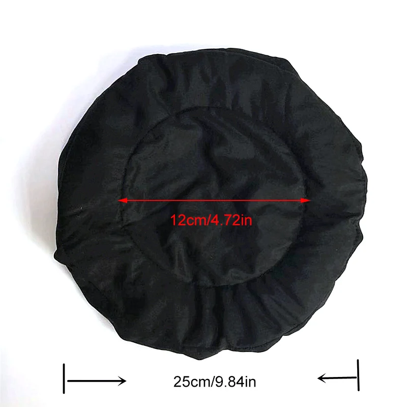 Женская салонная черная однотонная хлопковая шапка из микрофибры для глубокого ухода за волосами мягкая эластичная шапка для ухода за здоровыми волосами в китайской медицине