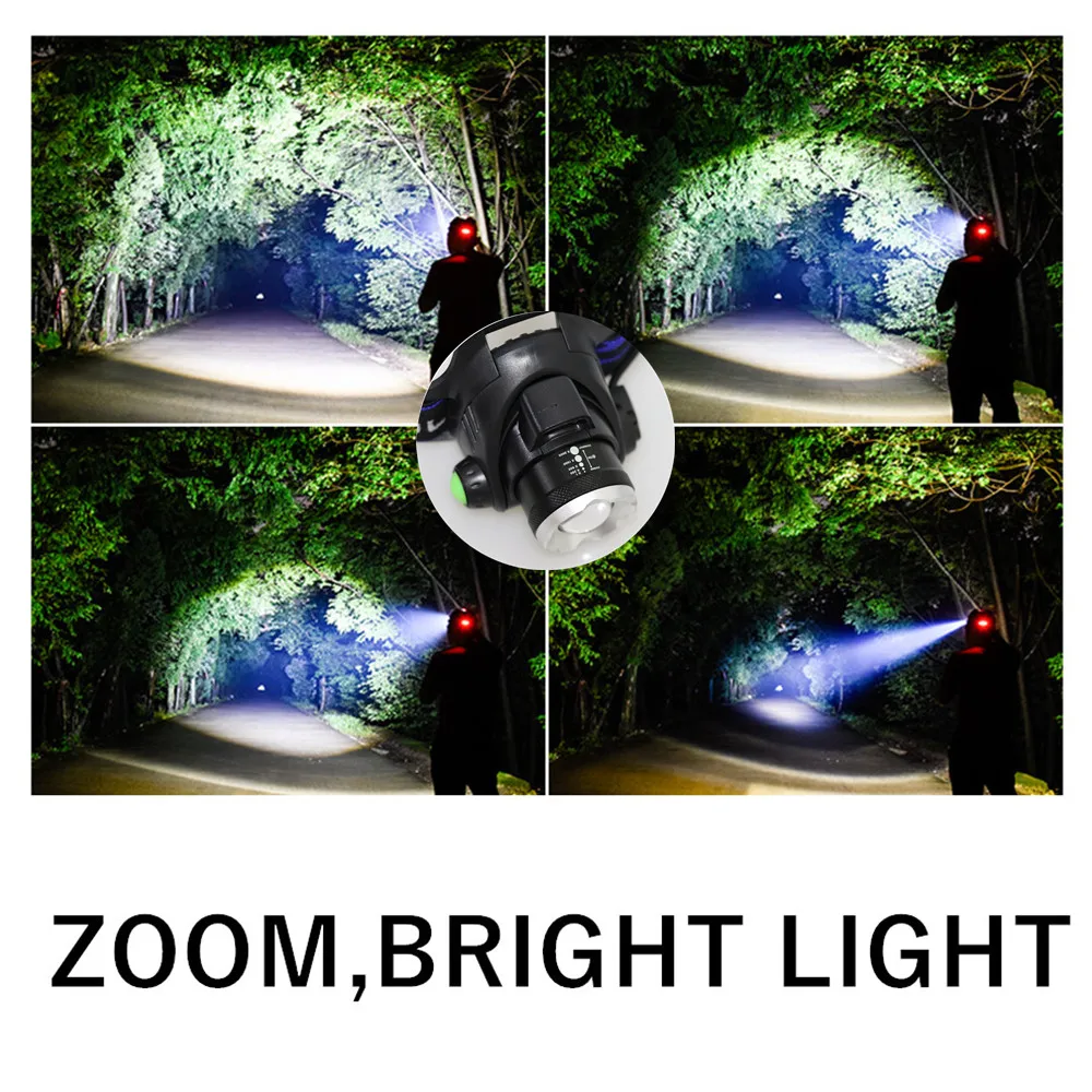 Светодиодный налобный фонарь с датчиком движения XM L L2 10000 лм|sensor headlamp|led headlamphead lamp