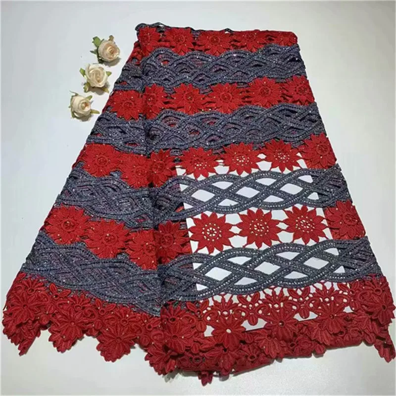 

5 yards/ Free shipping High quality Nigerian lace fabric french lace African lace fabric Dress lace