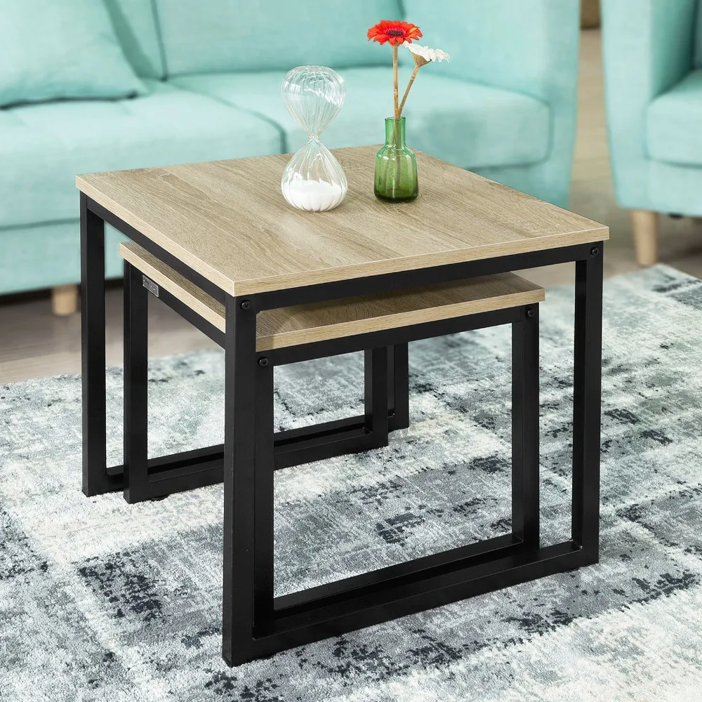 SoBuy FBT42-N Modern Nesting Tables Set of 2 Coffee Table Side Table End Table SoBuy FBT42-N Modern Nesting Tables Set of 2 Coffee Table Side Table End Table