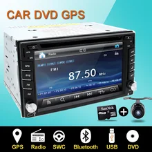 Руль авто 2din dvd-плеер автомобиля радио GPS ПК монитор видеокамеры для VW универсальный RDS Blutooth Цифровой ТВ (опция) Cam