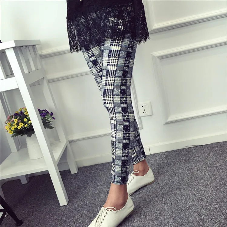 nvgtn leggings YSDNCHI Sexy Trousers Elastic Push Up Leggings Fitness Leggins Plaid Printed Summer Ethnic Gym Sporting High Waist Pants spanx pants