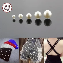 New arrived 30pcs set pearl rivets button for cloth pants hat bag shoes crafts decoration DIY