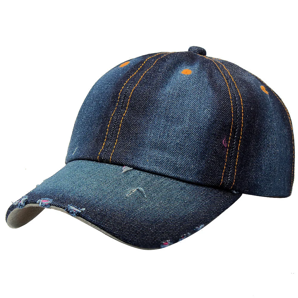 VORON Wholesale High Quality Washed Cotton Adjustable Solid Color Baseball Cap Unisex Couple Cap
