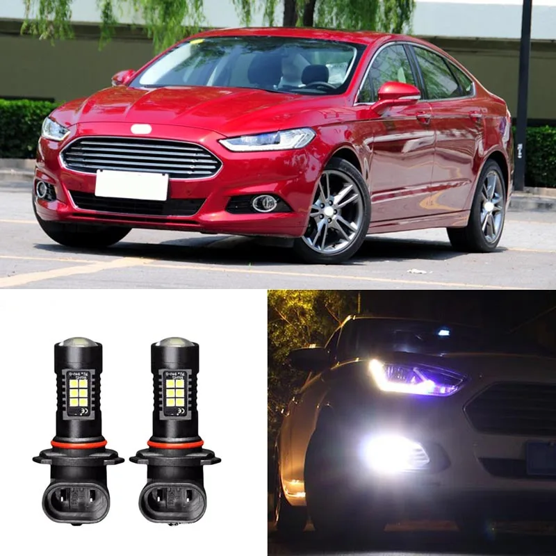 2x Canbus H11 3030 21SMD LED DRL дневные ходовые Противотуманные фары лампы подходят для Ford Fusion