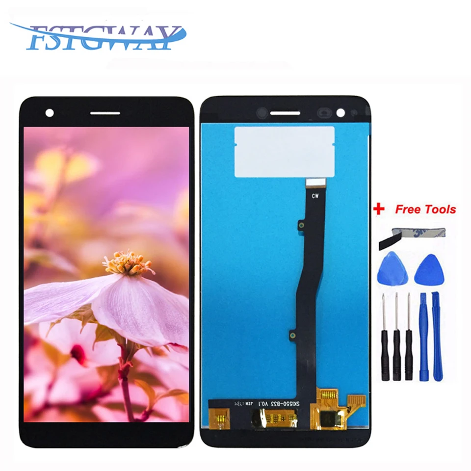 

FSTGWAY For 5.5" ZTE Blade A3 2017 LCD Display and Touch Screen Screen Digitizer Assembly Replacement For ZTE A3 2017+Free Tools