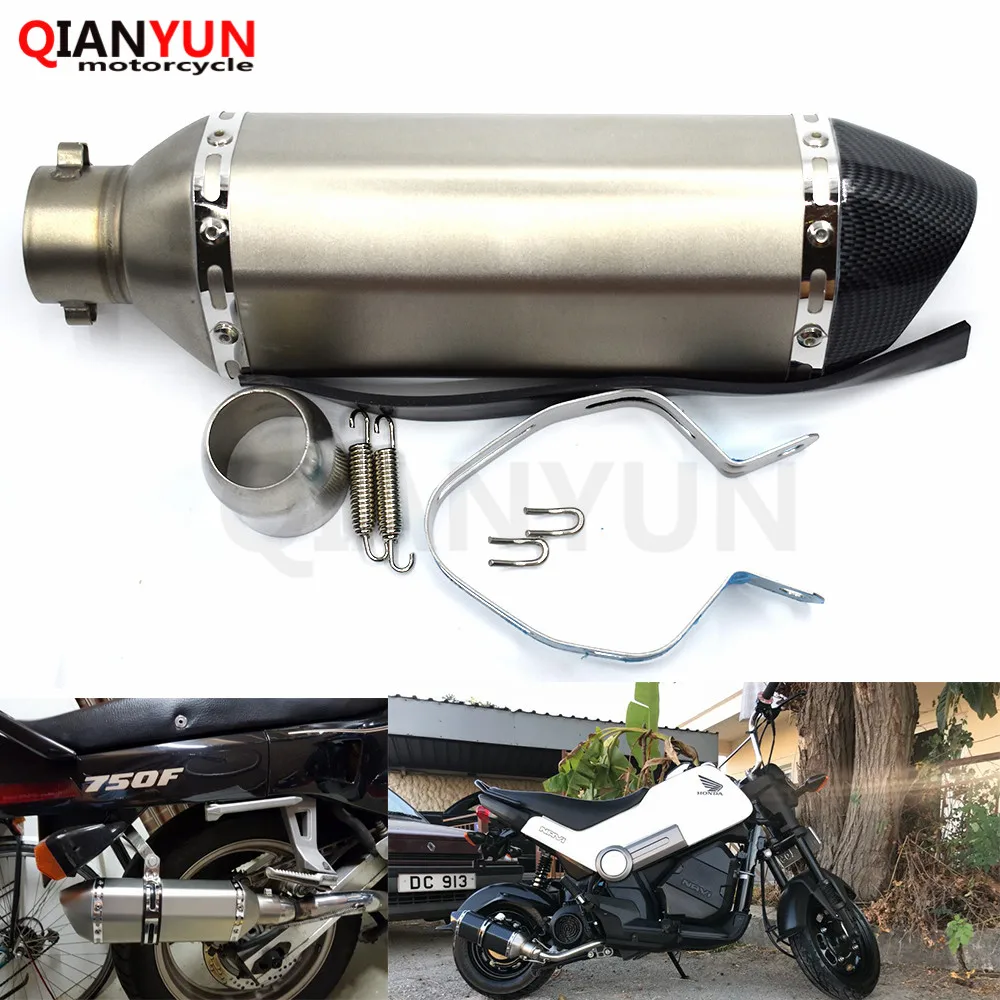 

for Motorcycle parts Exhaust Universal 51mm Stainless Steel Motorbike Exhaust Pipe for Honda CB919 CB1000R CBR600RR CBR900RR