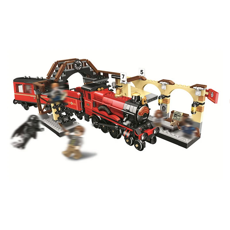 

BELA 11006 832pcs Harry Magic Hogwarts Express Train Bela Building Blocks Compatible With 75955 Brick Toys For Children