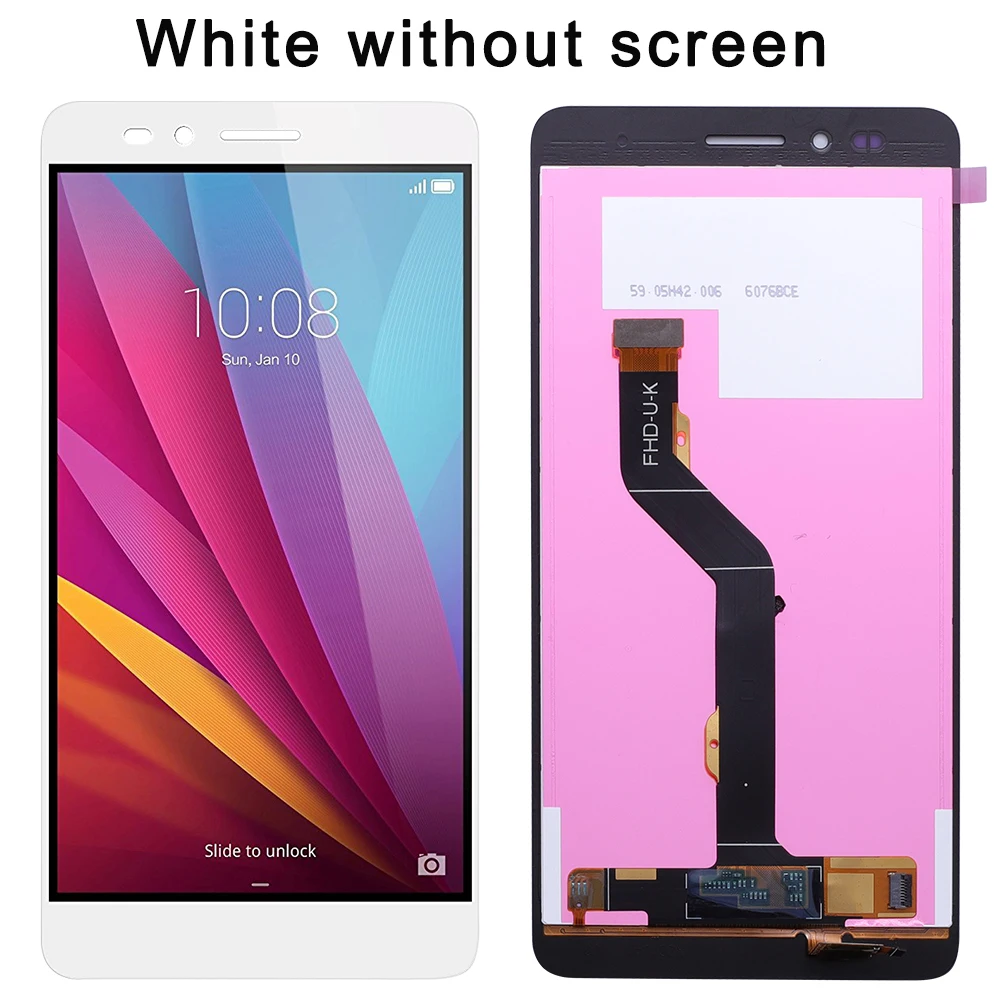 Tanie Huawei Honor 5X wyświetlacz LCD + ekran dotykowy + narzędzia FHD 100% nowy wymiana zespołu Digitizer dla Huawei GR5 5.5 cali KIW L21