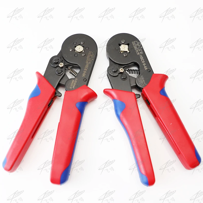 HSC8 6-4A MINI-TYPE SELF-ADJUSTABLE CRIMPING PLIER 0.25-6mm2 terminals crimping tools multi tool hands pliers  hsc8 6-4 HSC8 6-6