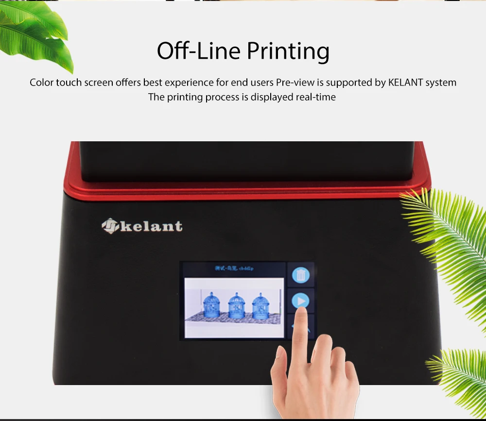 Kelant Orbeat D200s вспышка 2 к ЖК-экран UV-LED принтер SLA DLP lcd 3d украшения для стоматологов