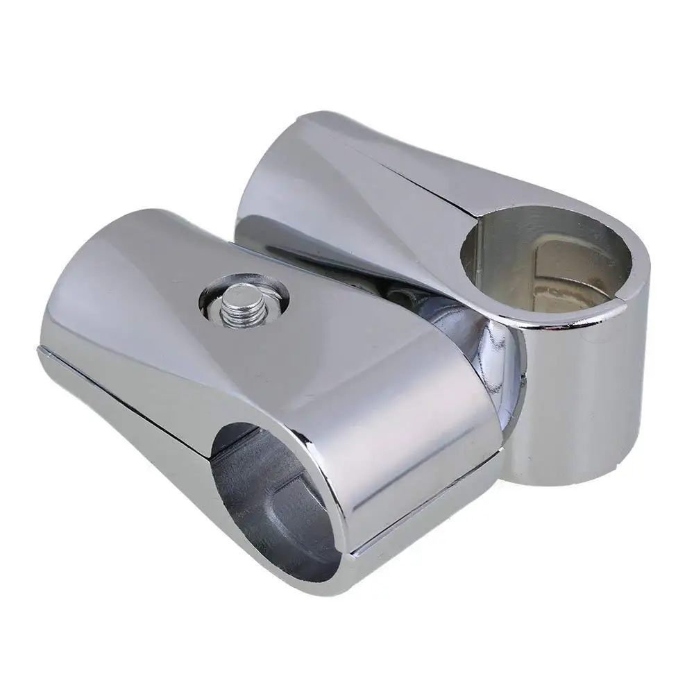 Aluminum Alloy 32mm ID Round Tube Rack Pipe Fittings Connector Pack of