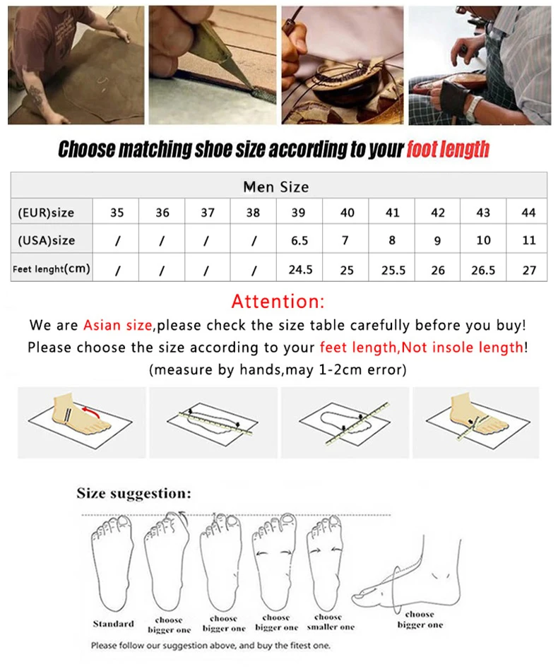 men shoes size